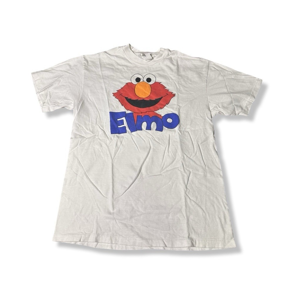 Vintage ELMO Sesame Street Jim Henson T-Shirt Size Large 90s Streetwear